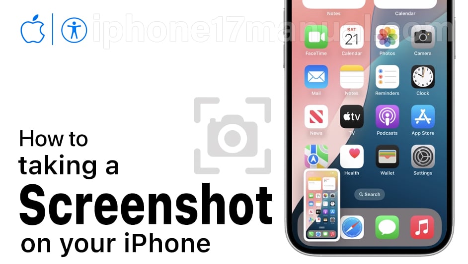 take screenshot on iphone 17